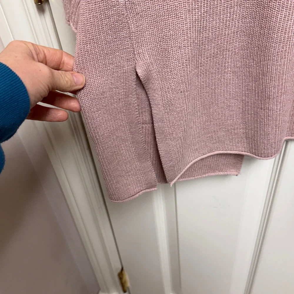 T TAHARI Pink Open-Front Cardigan Sweater